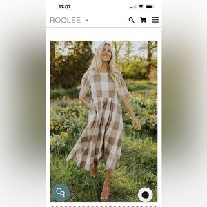 Roolee- Maddie Buffalo Plaid Dress
